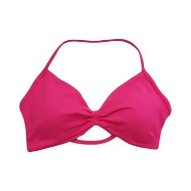 Imagem de Sutiã Esportivo Feminino De Alto Suporte Com Amarração, Alças Finas, S