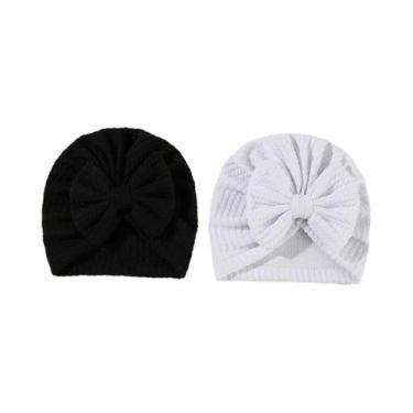 Imagem de Chapéu Turbante Com Laço Para Bebê Menina Recém-Nascida, Acessórios Pa