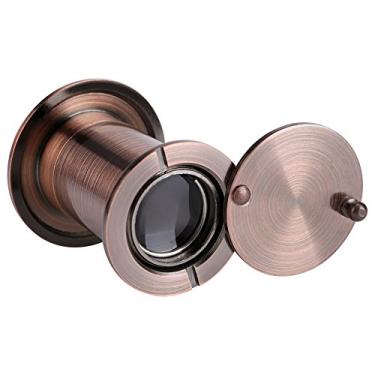 Imagem de Visor de Porta Residencial com Lentes Cobre e Vidro Óptico Ângulo Largo 220 Graus para Melhoria Proteção Privacidade