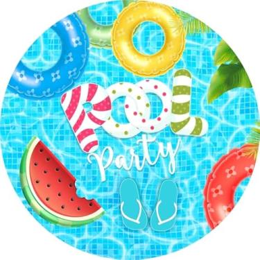 Imagem de Painel Festa Redondo C/Elastico 1,50m Pool Party (PPY0033)