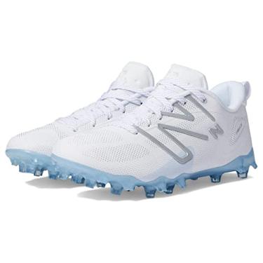 Imagem de New Balance Freezelx V4 Tênis masculino baixo lacrosse, Branco/preto/azul polar, 7