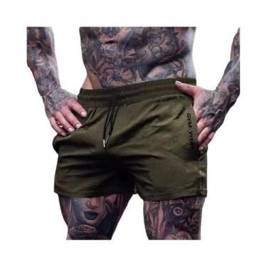 Imagem de Shorts Esportivos De Secagem Rápida Para Corrida, Elásticos, Treino De