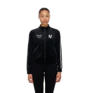 Imagem de JAQUETA NEW ERA TRACK NEW YORK YANKEES MLB PRETO-Feminino