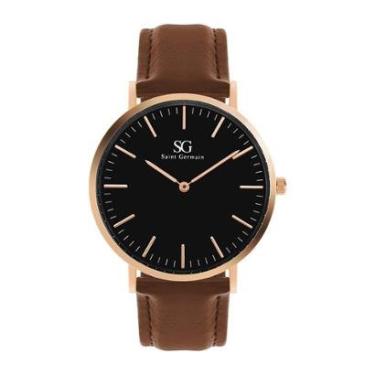 Imagem de Relógio Saint Germain Brand Bronx Black Rosé Gold 40Mm Masculino-Masculino
