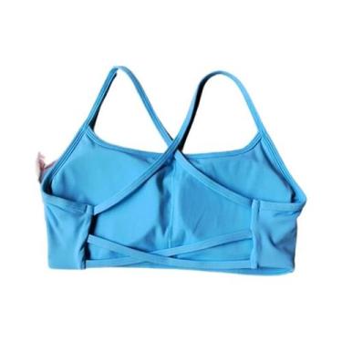 Imagem de Top De Ginástica Feminino Com Suporte Alto, Sem Costura, Halter, Push-