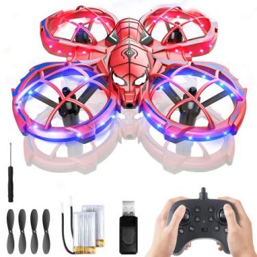 Imagem de Controle remoto LED Mini Drone BEZGAR Easy to Fly para crianças
