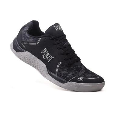 Imagem de Tênis Masculino Climber Everlast Preto E Cinza, Preto, Cinza, 41