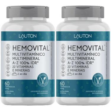 Imagem de Kit 2X Hemovital Multivitamínico - 60 Cápsulas - Lauton Nutrition-Masculino