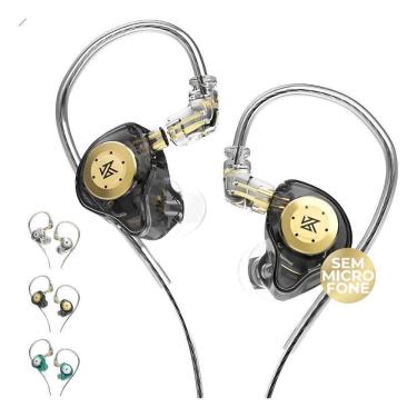 Imagem de 2X Fone Kz Edx Pro Retorno De Palco Gamer Músicos Profission