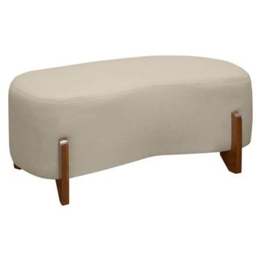 Imagem de Banqueta Decorativa Orgânica Puff Thor 100cm P/ Sala Bouclé - SOFA STO