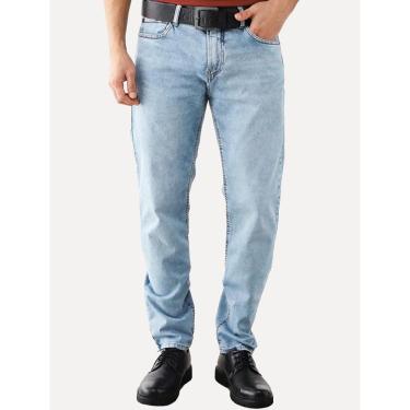 Imagem de Calça Jeans Calvin Klein Slim 5 Pockets Azul Claro-Masculino