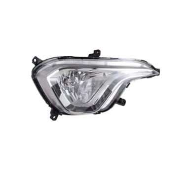 Imagem de Para-choque dianteiro LED luz diurna montagem da lâmpada de sinalização de neblina peça de carro, compatível com Hyundai Grand Santa Fe Maxcruz 2013 2014 2015 92201 B8100 92202 B810 92201B8100