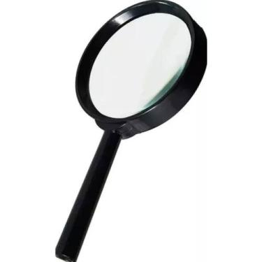 Imagem de Lupa De Mão 71mm Com Cabo Zoom Aumento De 5x Multiuso - EM CASA TEM