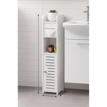 Imagem de gabinete à prova de água banheiro, armário multiuso banheiro, prateleira para quarto e sala (YT2637)