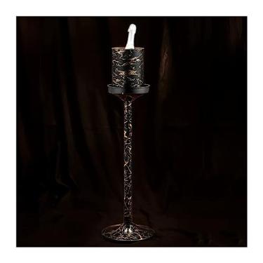 Imagem de Balde de gelo martelado com suporte, balde grande de aço inoxidável para refrigerador de gelo para cerveja, refrigerador de vinho, recipiente de gelo para uso externo ou interno (preto)