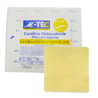 Imagem de Curativo Hidrocoloide Plus com Espuma 10 x 10 cm