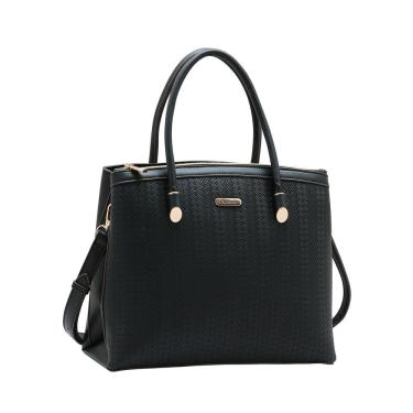 Imagem de Bolsa Mini Tramas - Alça de Mão - Preto - Chenson 3485331
