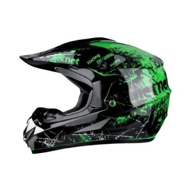 Imagem de Capacete Infantil De Motocross Shark Para Moto Off-Road E ATV - Acessó