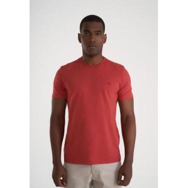 Imagem de Camiseta Manga Curta Docthos Slim Meia Malha Tinturada, 143 terracota,