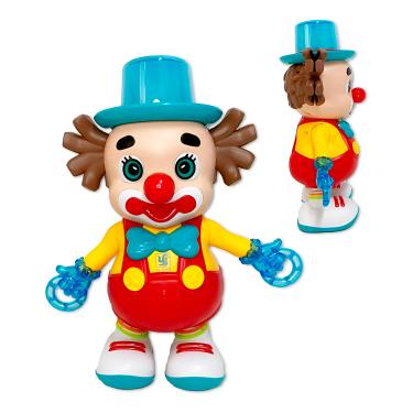 Imagem de Brinquedo Palhaço Dançarino Luzes e Sons Colorido - Diversão Interativa para Crianças