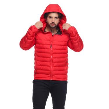 Imagem de Jaqueta Bobojaco Masculino Impermeável Capuz Removível Inverno Preto P