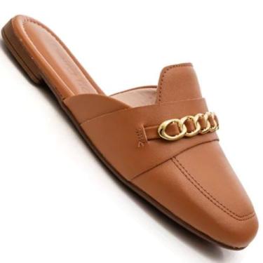 Imagem de Sapato Mule Beira Rio 4323.108 Feminino, Camel, 37