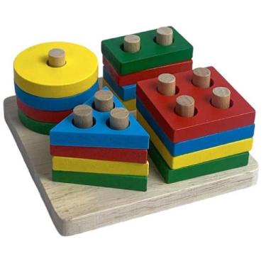 Imagem de Brinquedo Educativo Pedagógico Bebes e Crianças Prancha de Seleção For