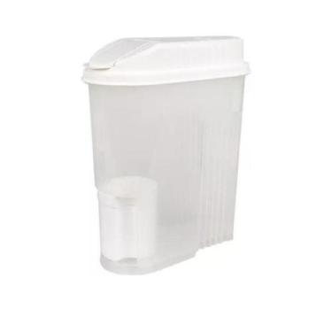 Imagem de Porta Sabão Em Pó Com Direcionador Copo Dosador Medidor 1 Kg - Nitron