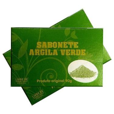 Imagem de Sabonete Argila Verde 90G Tropical - Kit 2 Barras