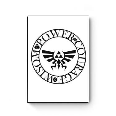 Imagem de Quadro decorativo MDF Legend Of Zelda Triforce MOD 2 - Artgeek