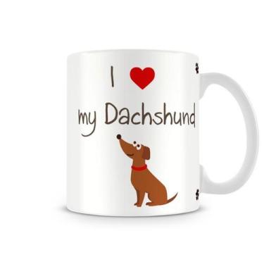 Imagem de Caneca I Love my Dachshund - Starnerd