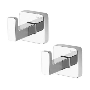 Imagem de Toalheiro / porta toalha docol cabide trip cromado 90007617006 - kit c