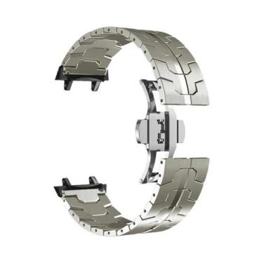 Imagem de Pulseira Ajustável De Aço Inoxidável Para Smartwatch Amazfit T-REX 3 -