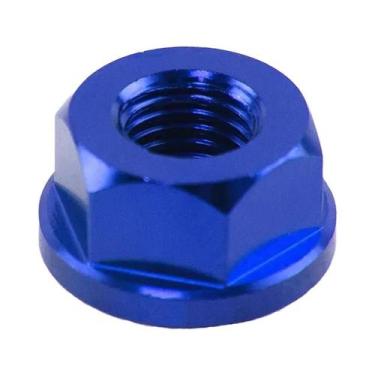 Imagem de Porca De Bloqueio Sextavada Anodizada Para Motocicleta M6 M8 M10 M12 M