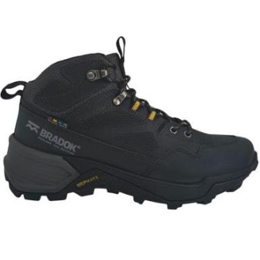 Imagem de Coturno Unissex Casual Dia a Dia Adventure Trilha Trabalho Passeio em Couro Solado Tratorado Bradok-Unissex