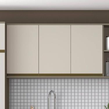 Imagem de Armario Aereo 03 Portas 120cm Cozinha Evelin Henn