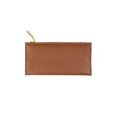 Imagem de Carteira feminina de couro liso Cléo-Feminino