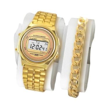 Imagem de Relógio Esportivo Digital LED Unissex F91W, Não Impermeável, Pulseira 