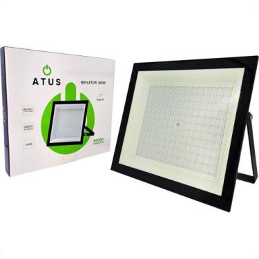 Imagem de Refletor De Led Atus 300W. 6000K . 24000Lm Ip65 Preto Bivolt - 0424