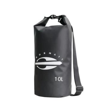 Imagem de Saco Flutuante Impermeavel Em PVC Mormaii 10 Litros Cor:PretoGenero:Un