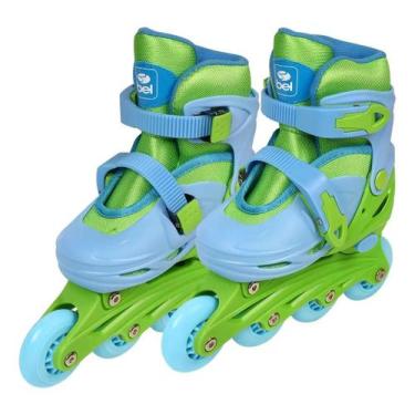 Imagem de Patins Roller Infantil 3 Em 1 Tri-line Quadri-line Dino (M) (33-36) - 