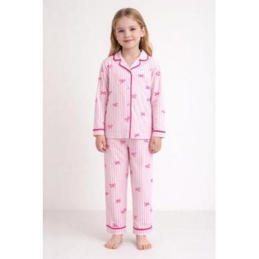 Imagem de Pijama Infantil Americano de Inverno Manga Longa, Conjunto Infantil pa