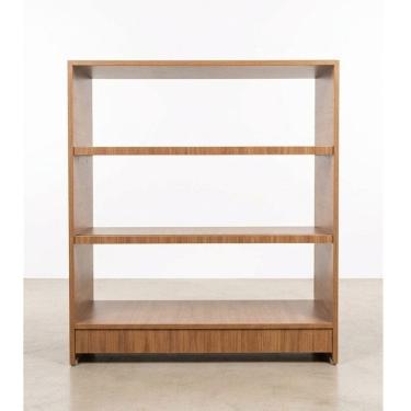 Imagem de Balcão Expositor Com Vidro 100% Mdf Amadeirado - Suprema Móveis