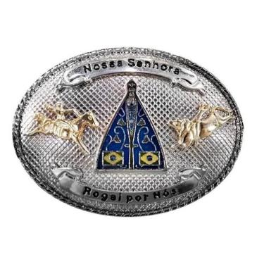 Imagem de Fivela Country Nossa Senhora Aparecida Rogai Por Nós