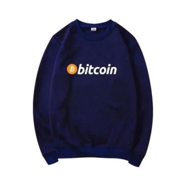 Imagem de Moletom Com Estampa Bitcoin Masculino E Feminino, Confortável, Moderno