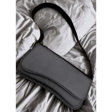 Imagem de Bolsa Feminina Pequena OEM Lolita Clutch Pietra Preta em Couro Eco 14x17x6cm com Alça Removível