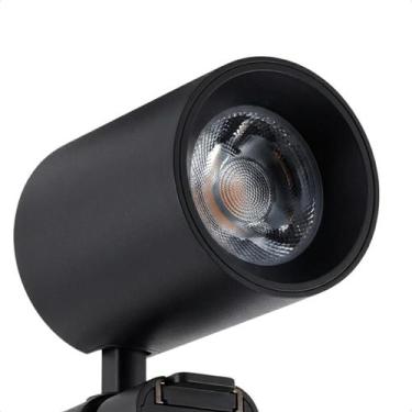 Imagem de Spot Led Taschibra Direct Para Trilho MR16 6W Preto Bivolt, 3000K - Am