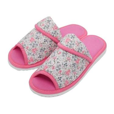 Imagem de Pantufa Feminina Chinelo Algodão Antiderrapante Maternidade - DUKAP, 4