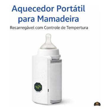 Imagem de Aquecedor Portátil Mamadeira Recarregável Controle Temperatu - NoBrand