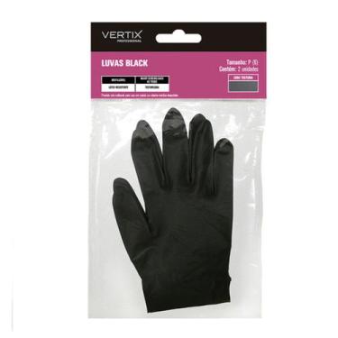 Imagem de Luva Black Reutilizável 2 Unidades Tam P CA 25665 Vertix